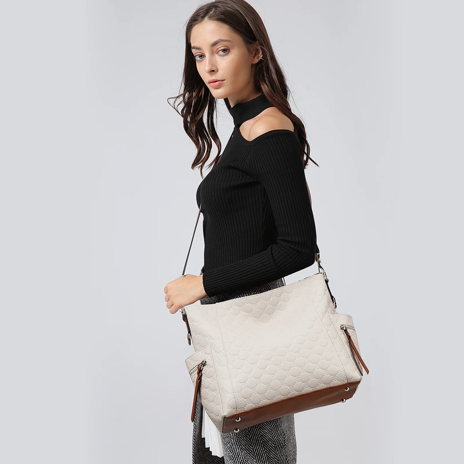BOSTANTEN Hobo Handbags Designer Shoulder Tote Purses Crossbody Large Bag for Women - Image 2