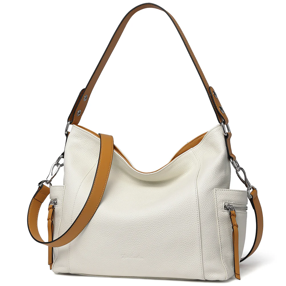 Kweli Multi-Functional Convertible Hobo Shoulder Bag with Handy Side Zipper Pocket - Image 6