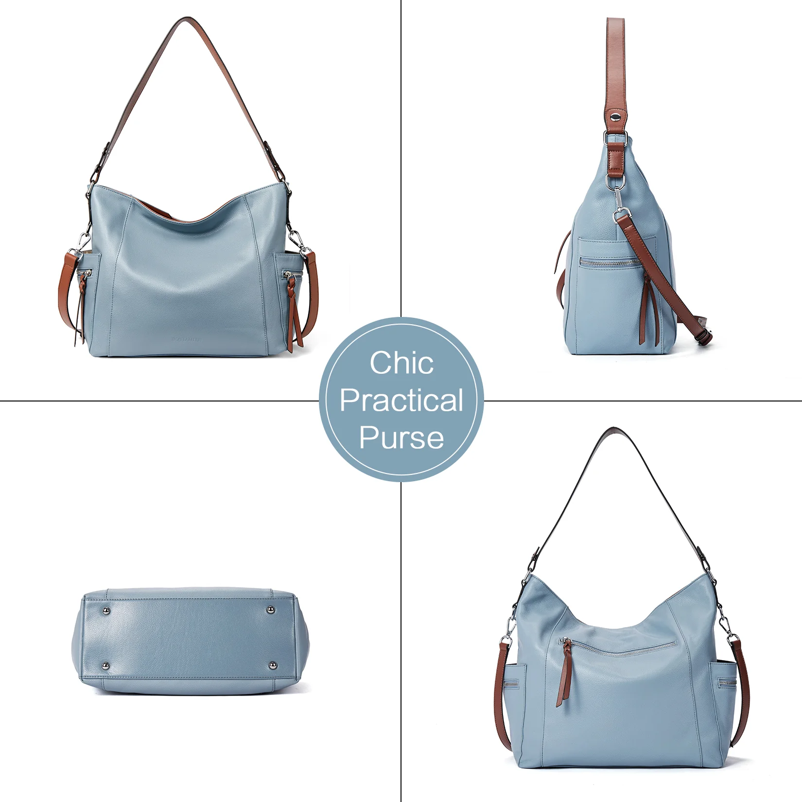 Kweli Genuine Leather Hobo Purses - Quality and Style in One - Image 10