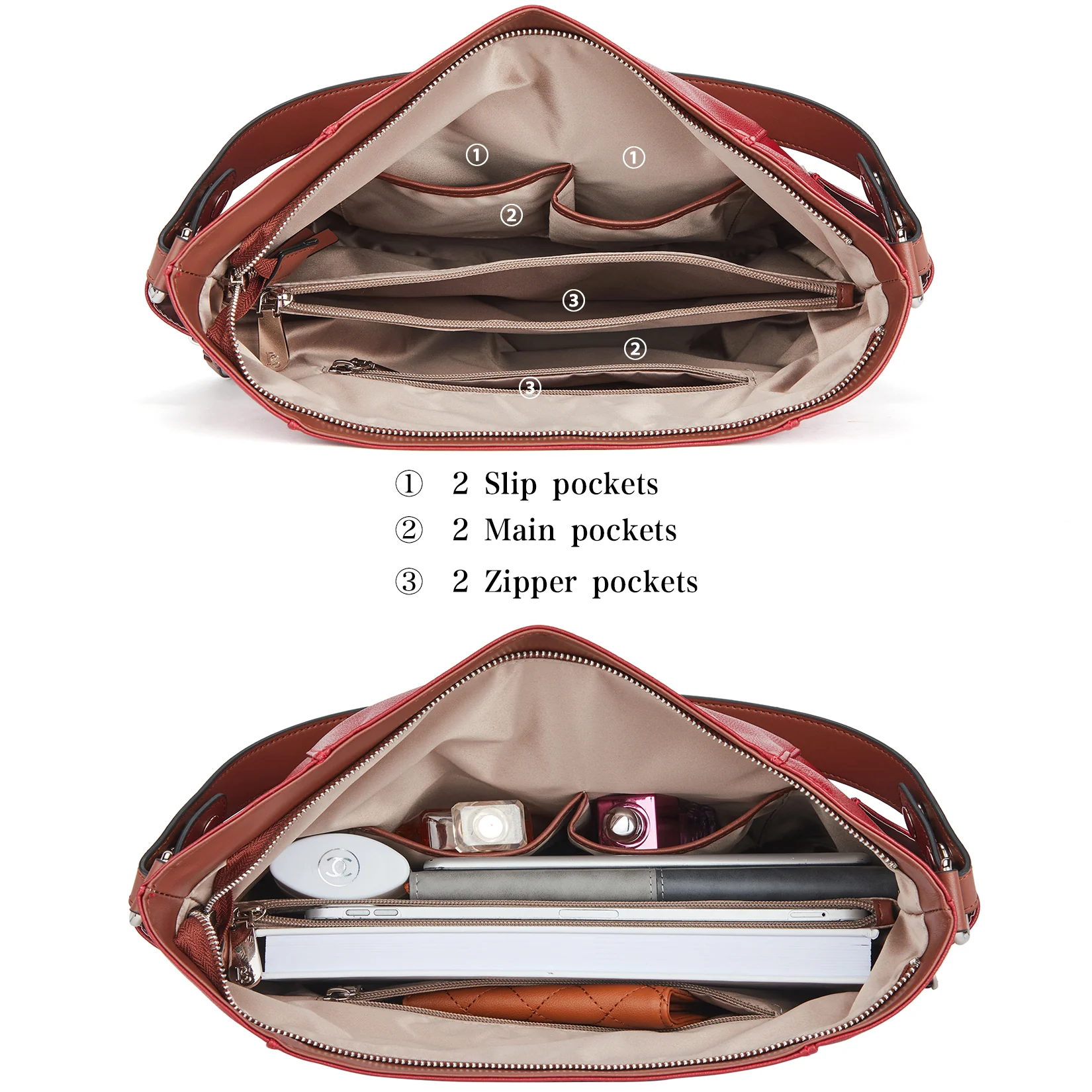 Kweli Genuine Leather Hobo Purses - Quality and Style in One - Image 21