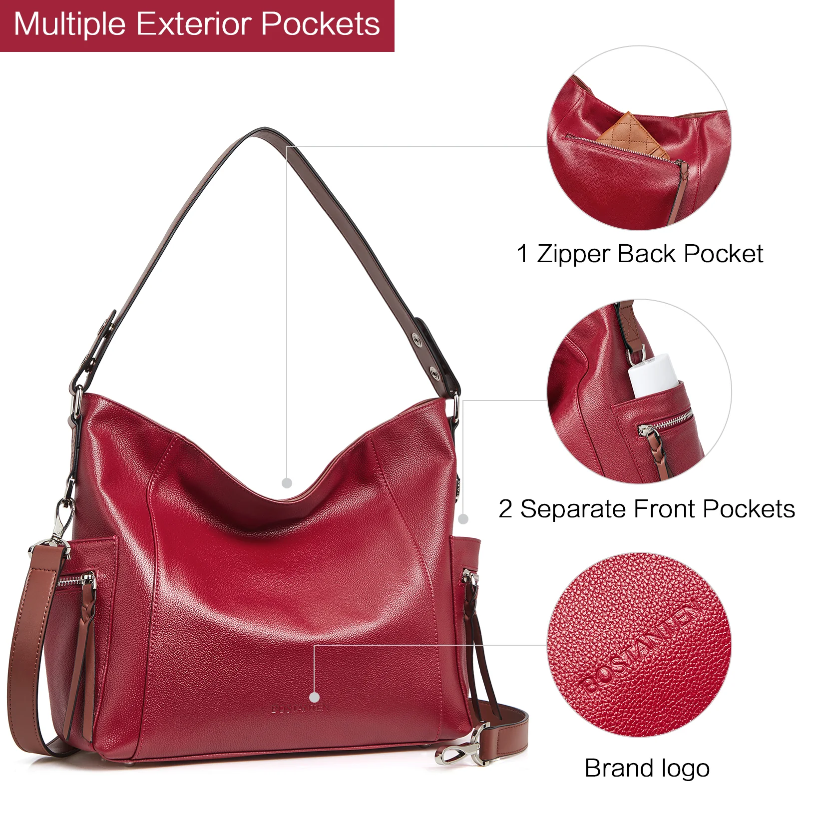 Kweli Genuine Leather Hobo Purses - Quality and Style in One - Image 25