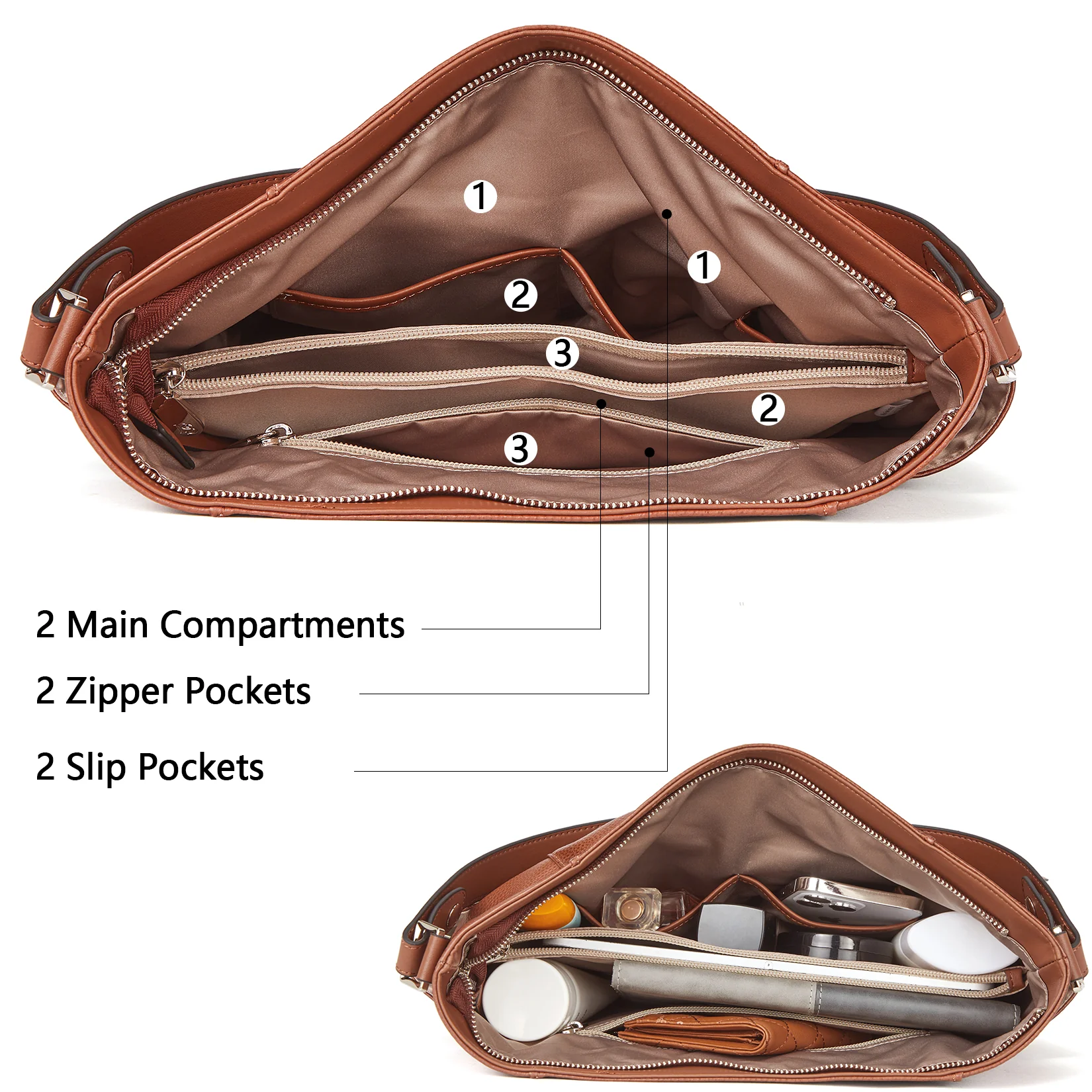 Kweli Genuine Leather Hobo Purses - Quality and Style in One - Image 30