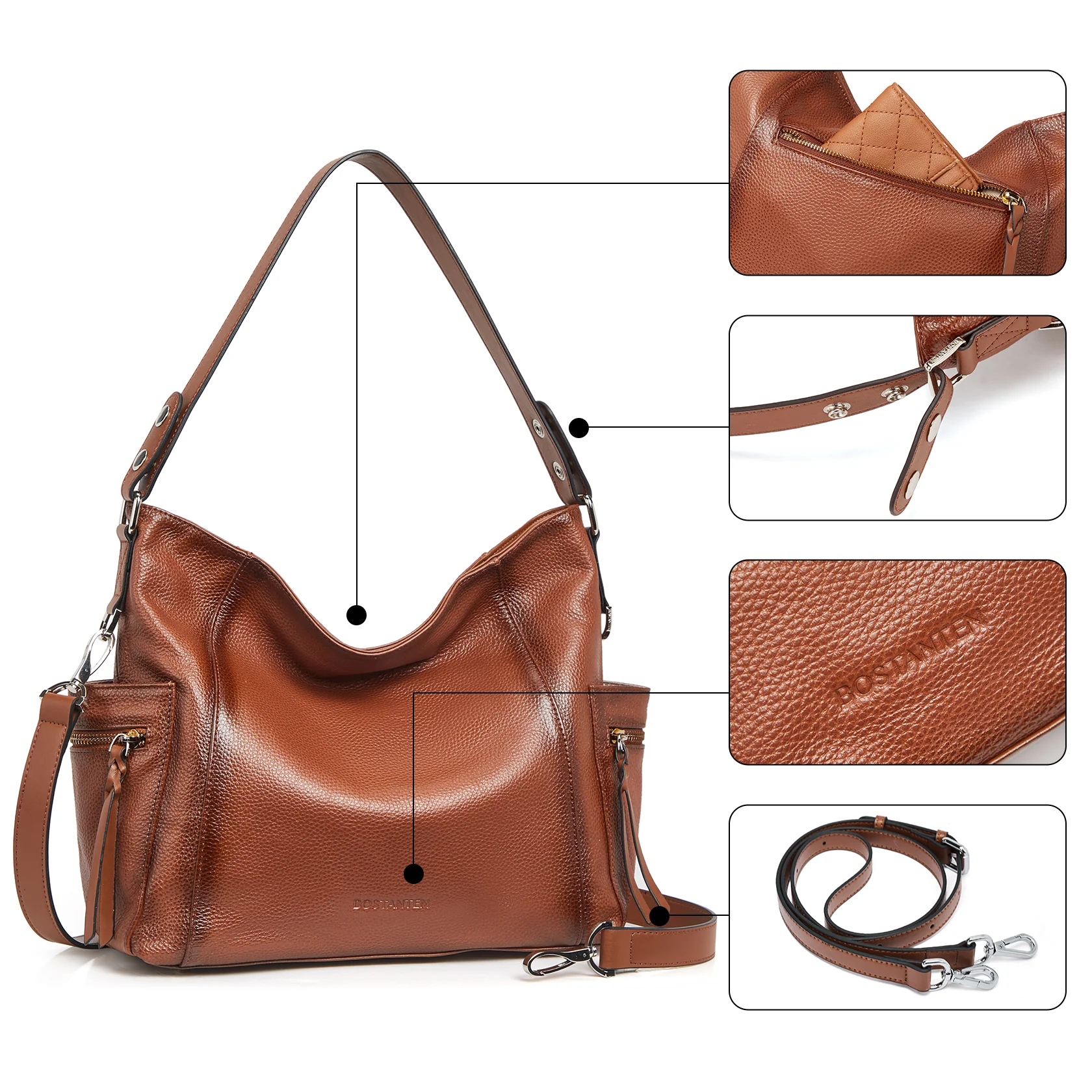 Kweli Genuine Leather Hobo Purses - Quality and Style in One - Image 32