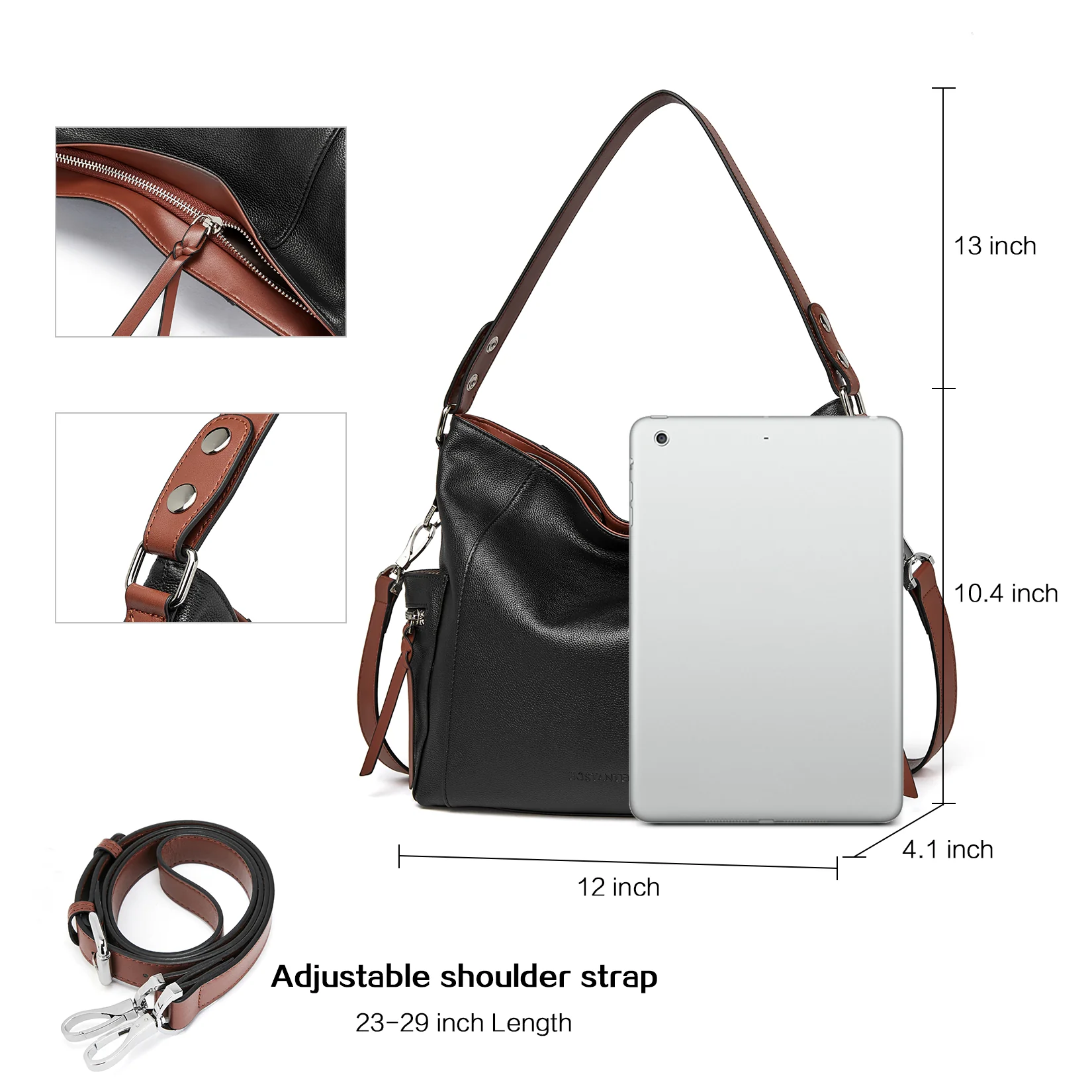 Kweli Genuine Leather Hobo Purses - Quality and Style in One - Image 7