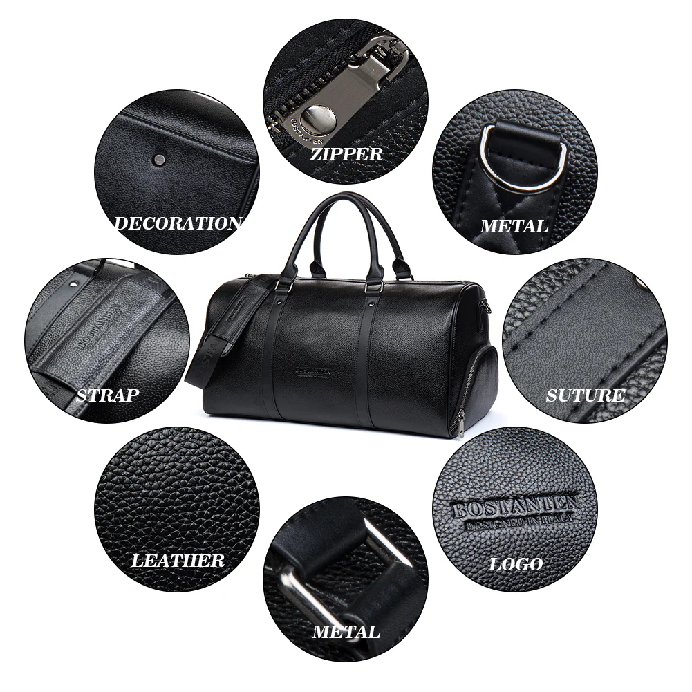 Vixen Fitness Must-Have: Leather Gym Duffel Bag - Image 5