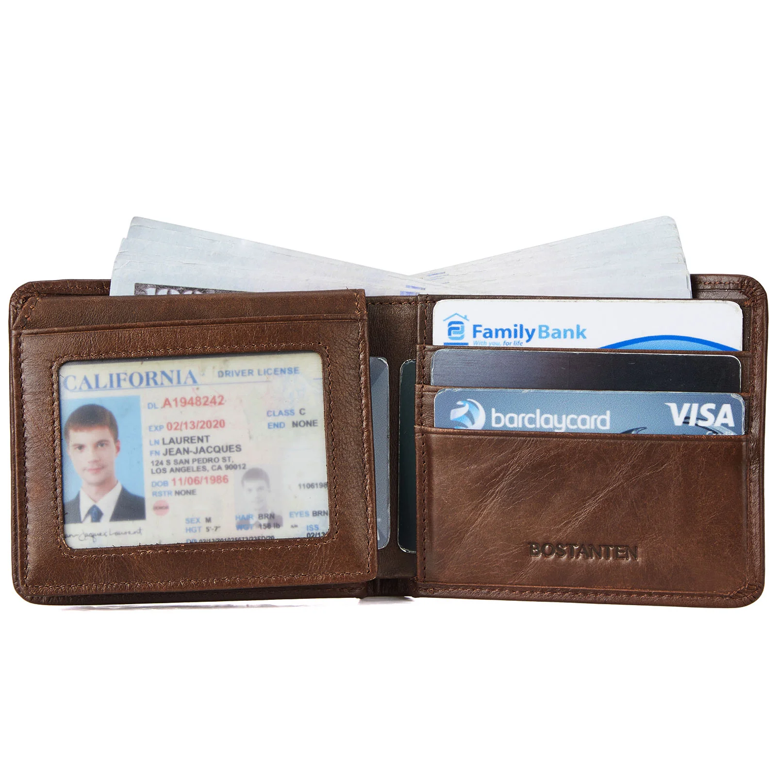 Slim Italian Leather RFID Wallet for Men - Keep Your Cards Safe and Secure - Image 13