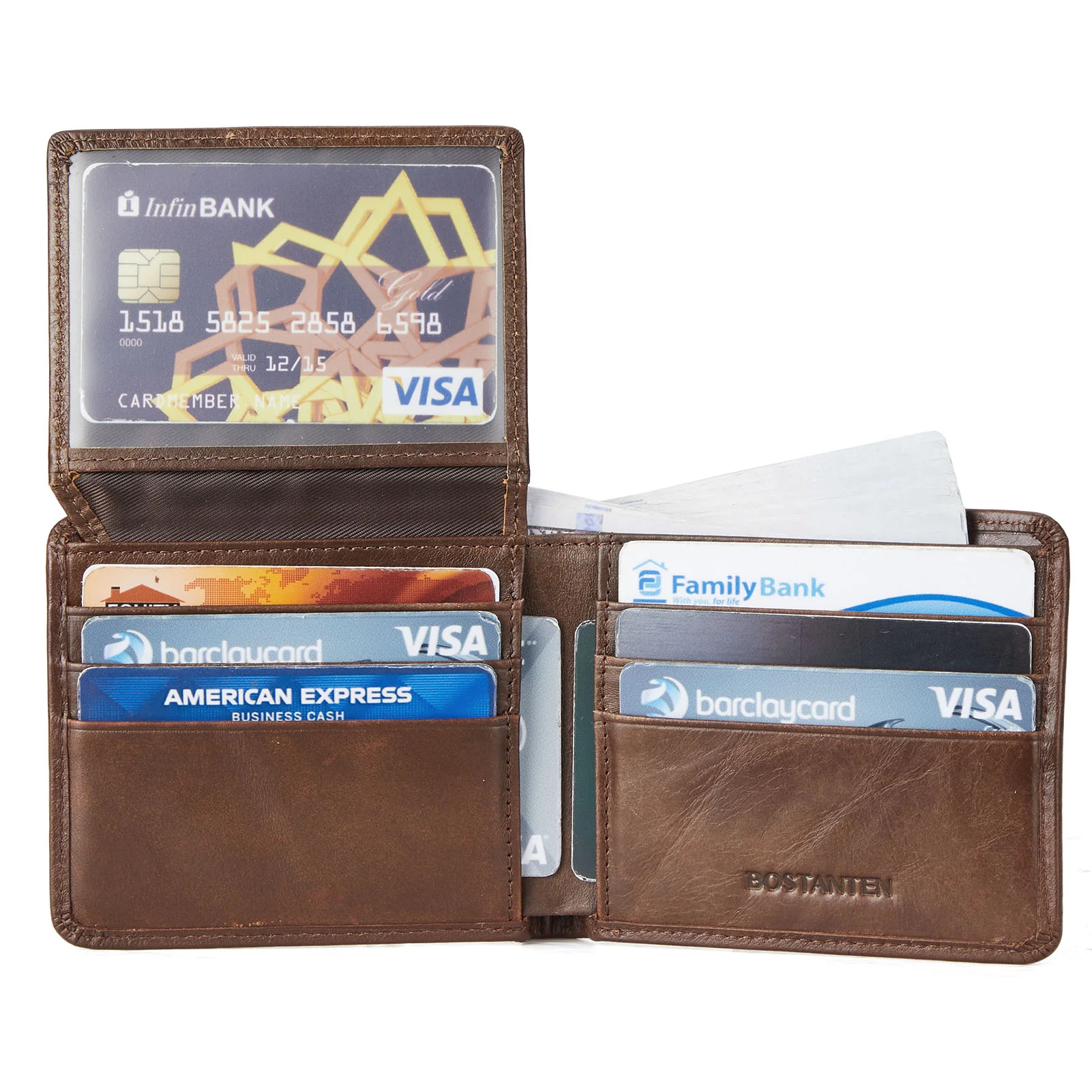 Slim Italian Leather RFID Wallet for Men - Keep Your Cards Safe and Secure - Image 14