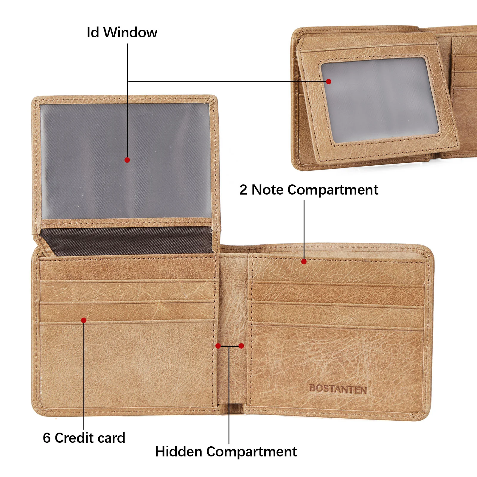Slim Italian Leather RFID Wallet for Men - Keep Your Cards Safe and Secure - Image 4