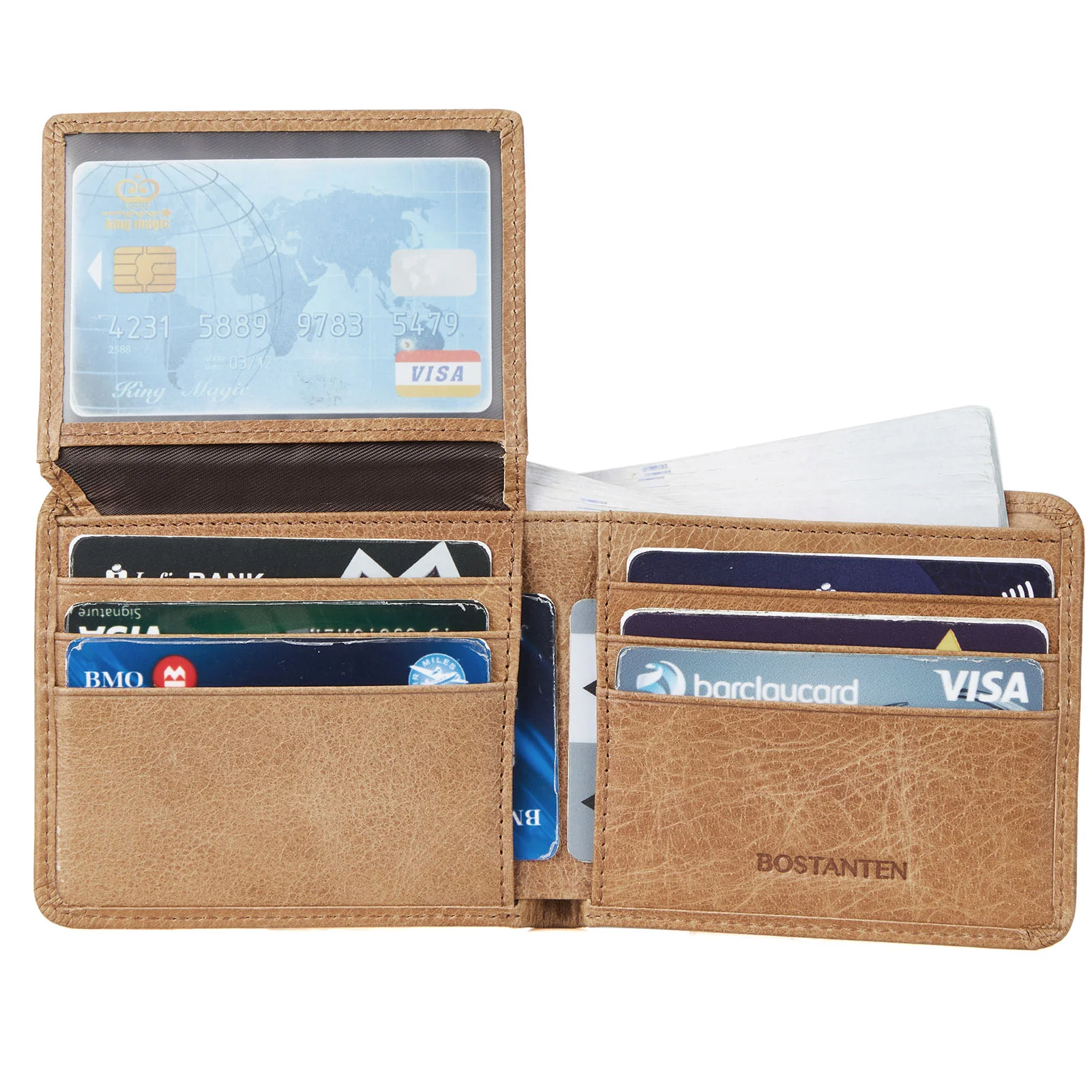 Slim Italian Leather RFID Wallet for Men - Keep Your Cards Safe and Secure - Image 5