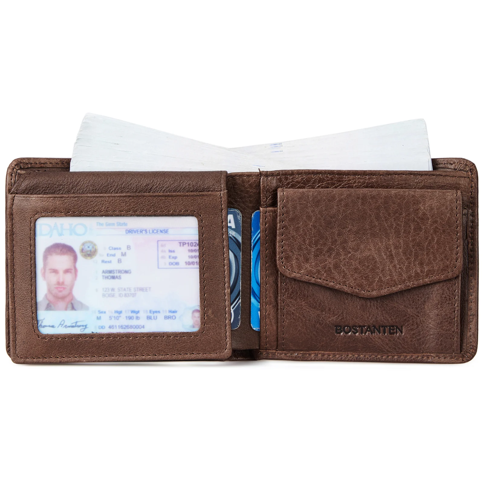 Rozenn RFID Leather Wallet For Men —— Slim - Image 14
