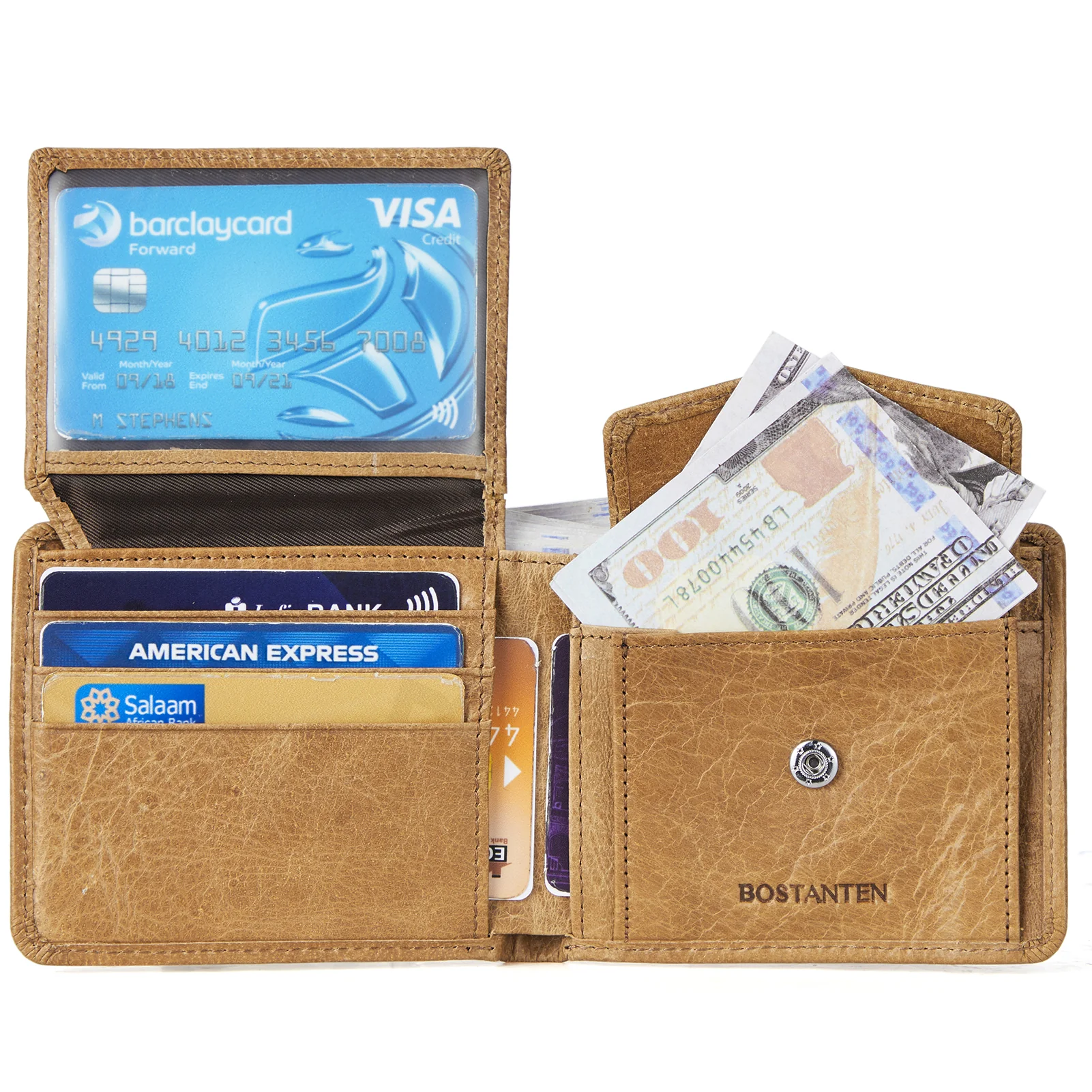 Rozenn RFID Leather Wallet For Men —— Slim - Image 7