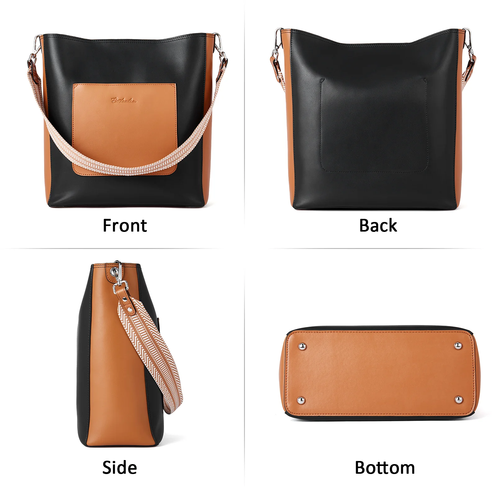 Lotty Genuine Leather Hobo Handbag - Soft & Supple with Adjustable Strap - Image 11