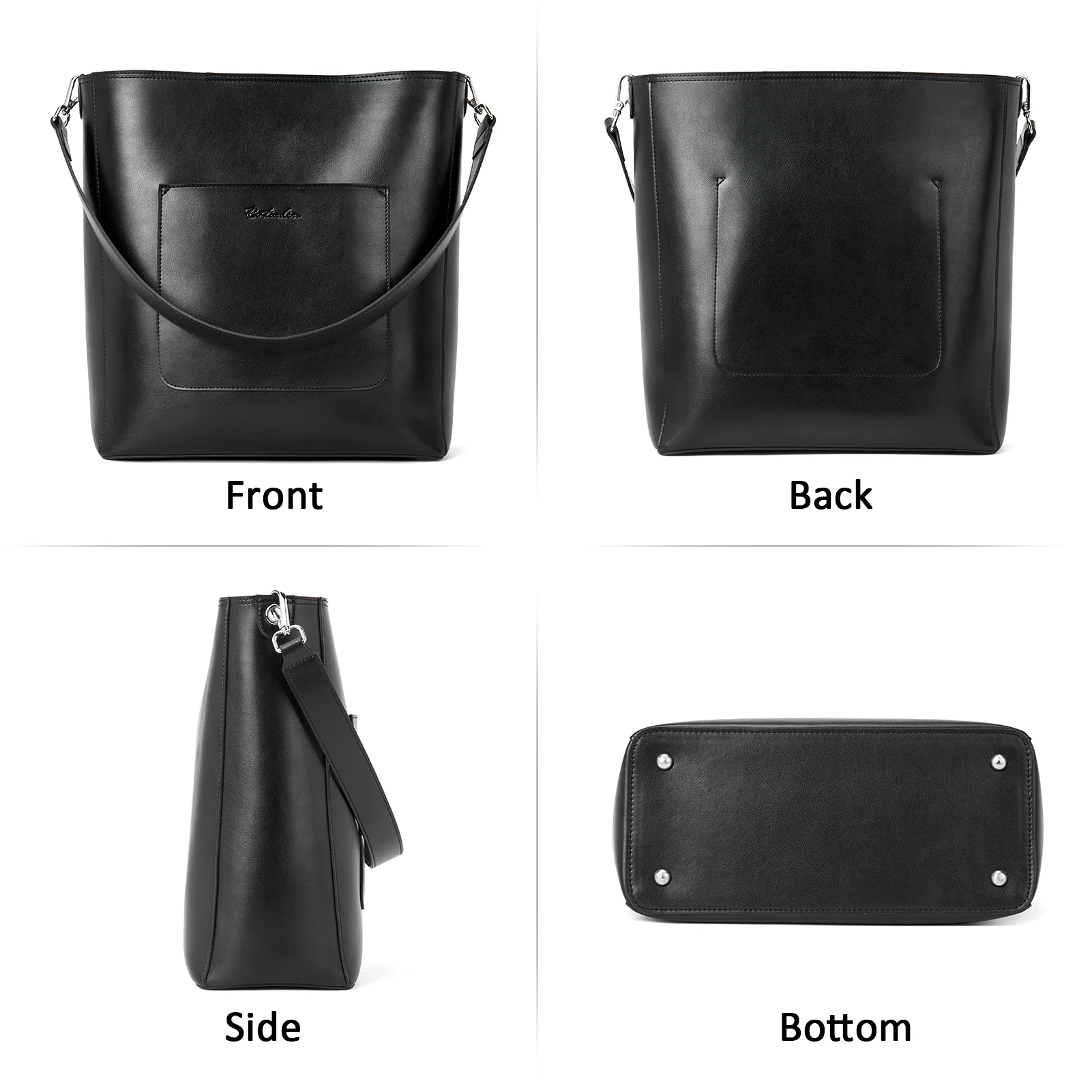 Lotty Genuine Leather Hobo Handbag - Soft & Supple with Adjustable Strap - Image 18