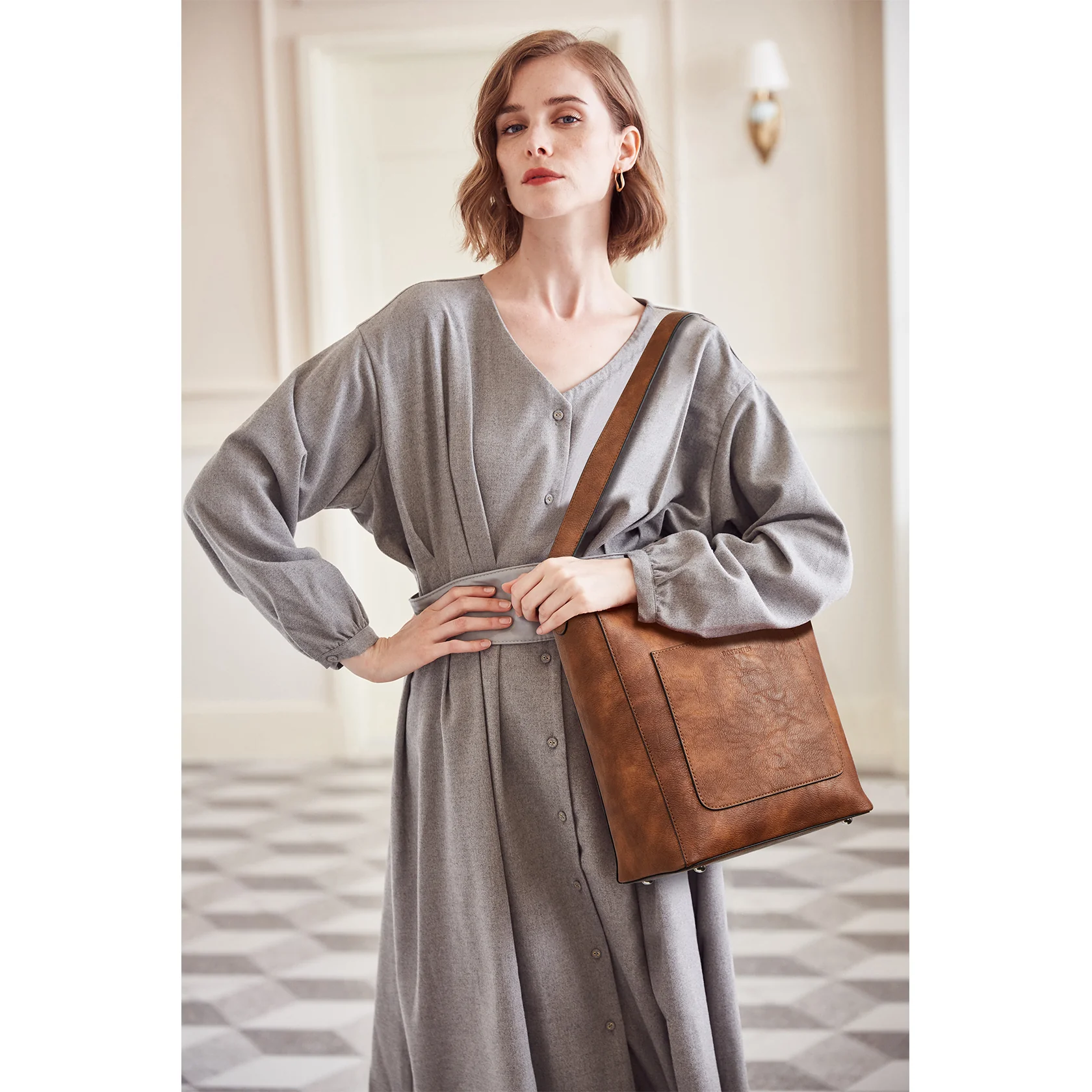 Lotty Genuine Leather Hobo Handbag - Soft & Supple with Adjustable Strap - Image 28