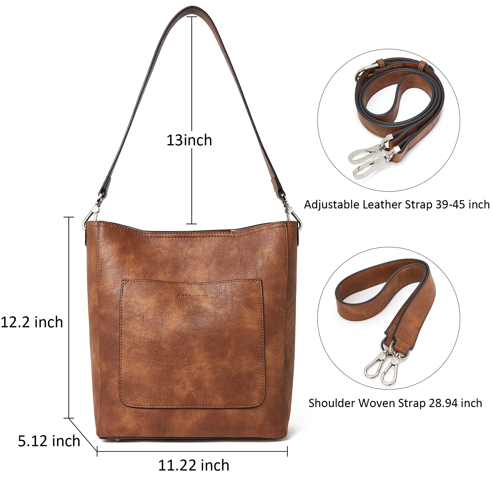Lotty Genuine Leather Hobo Handbag - Soft & Supple with Adjustable Strap - Image 29