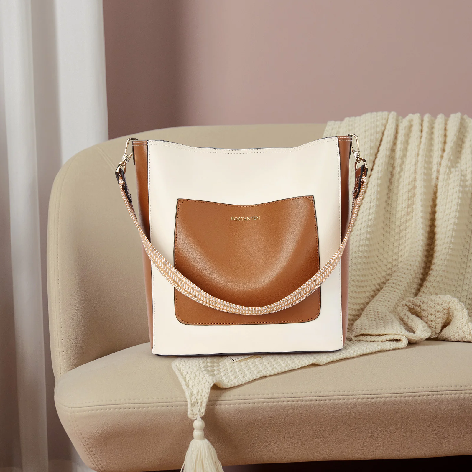 Lotty Genuine Leather Hobo Handbag - Soft & Supple with Adjustable Strap - Image 4