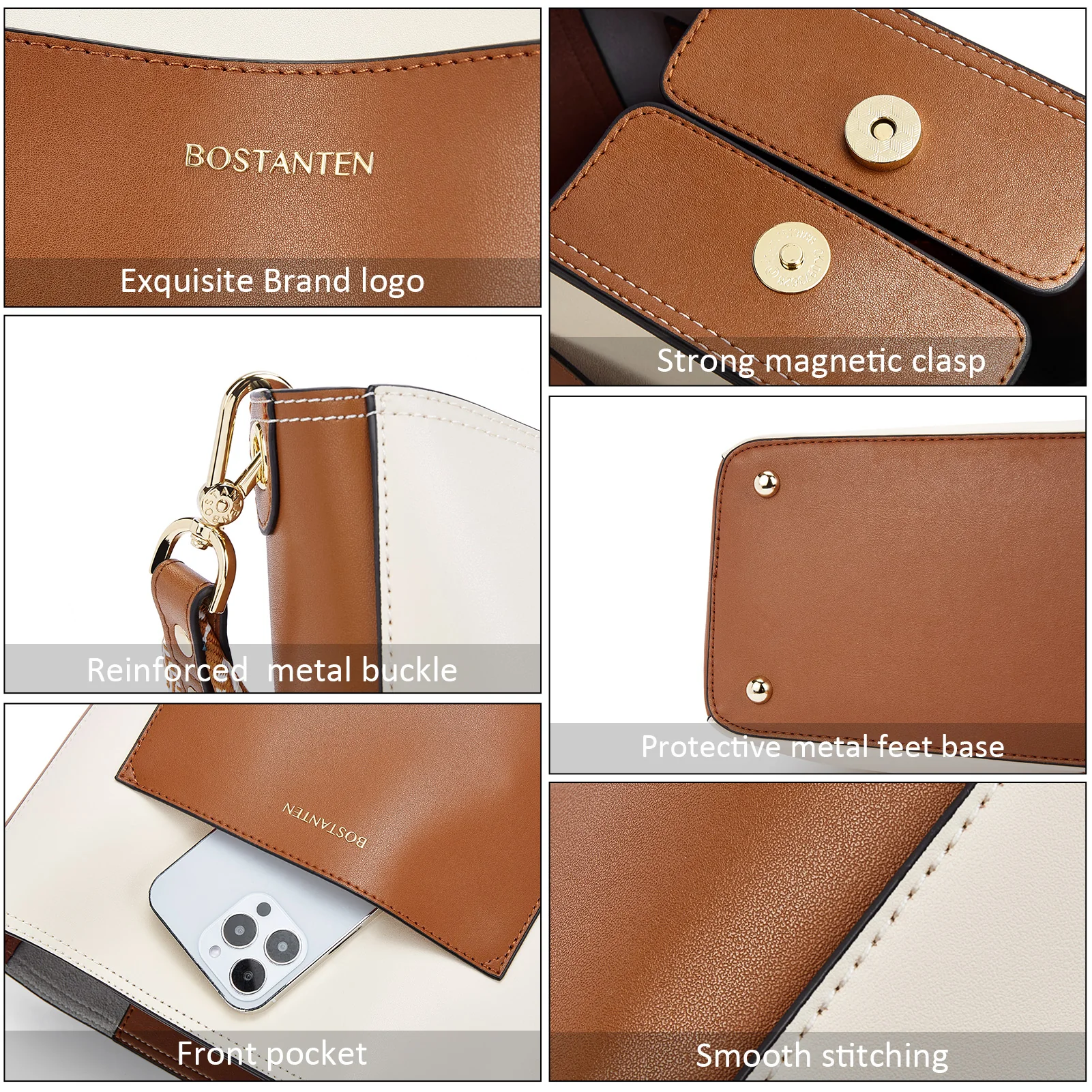 Lotty Genuine Leather Hobo Handbag - Soft & Supple with Adjustable Strap - Image 5