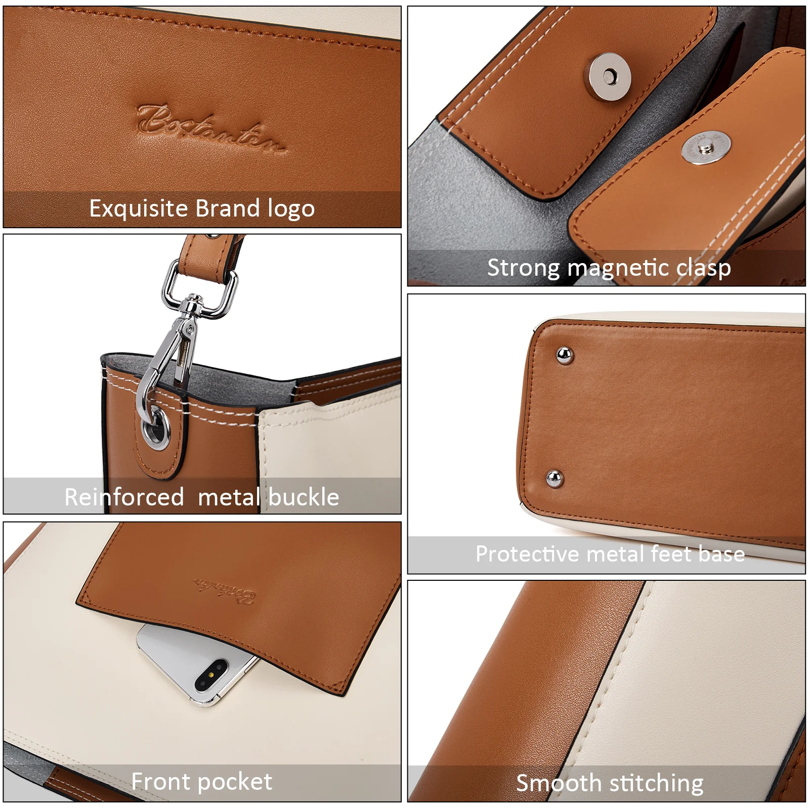 Lotty Genuine Leather Hobo Handbag - Soft & Supple with Adjustable Strap - Image 6