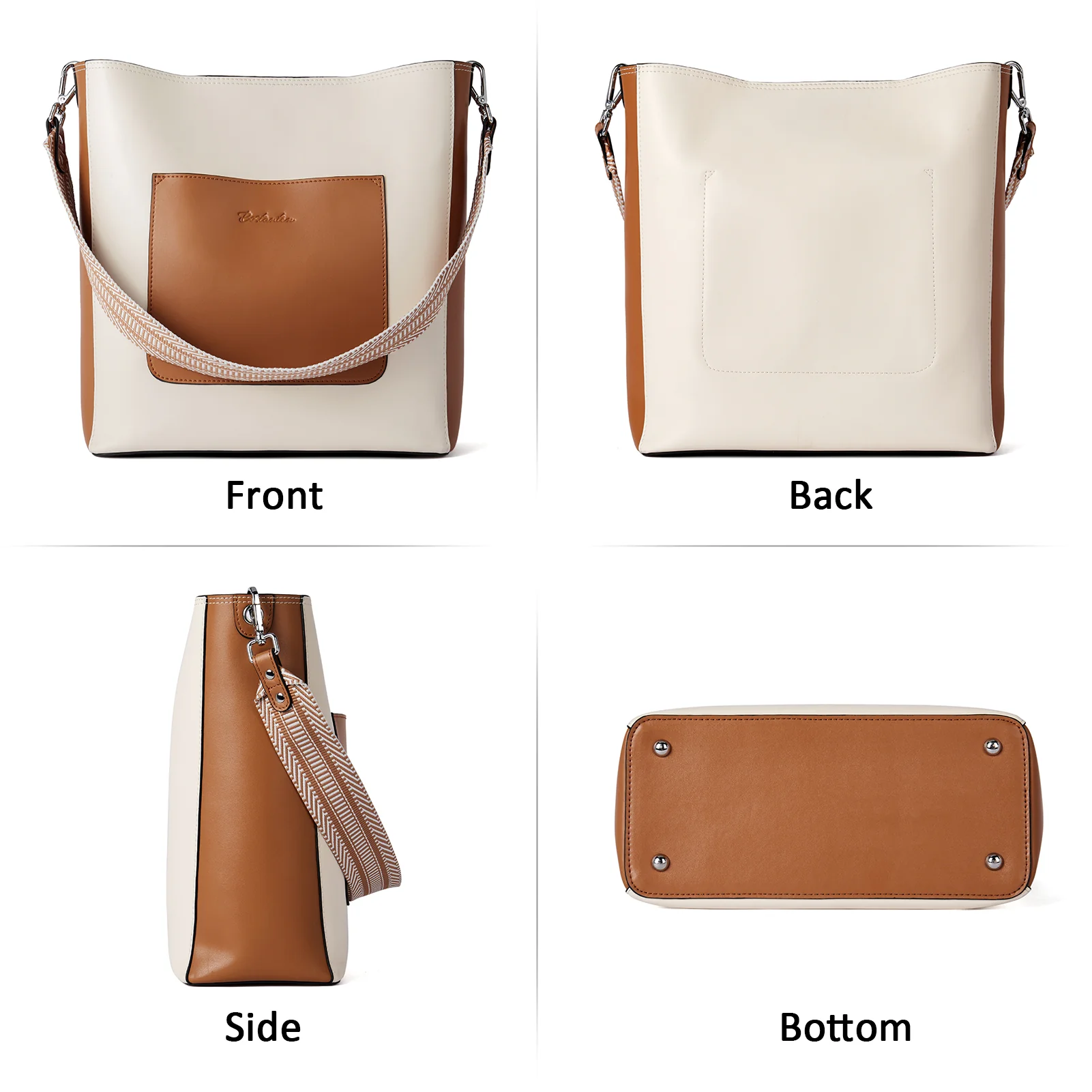 Lotty Genuine Leather Hobo Handbag - Soft & Supple with Adjustable Strap - Image 7