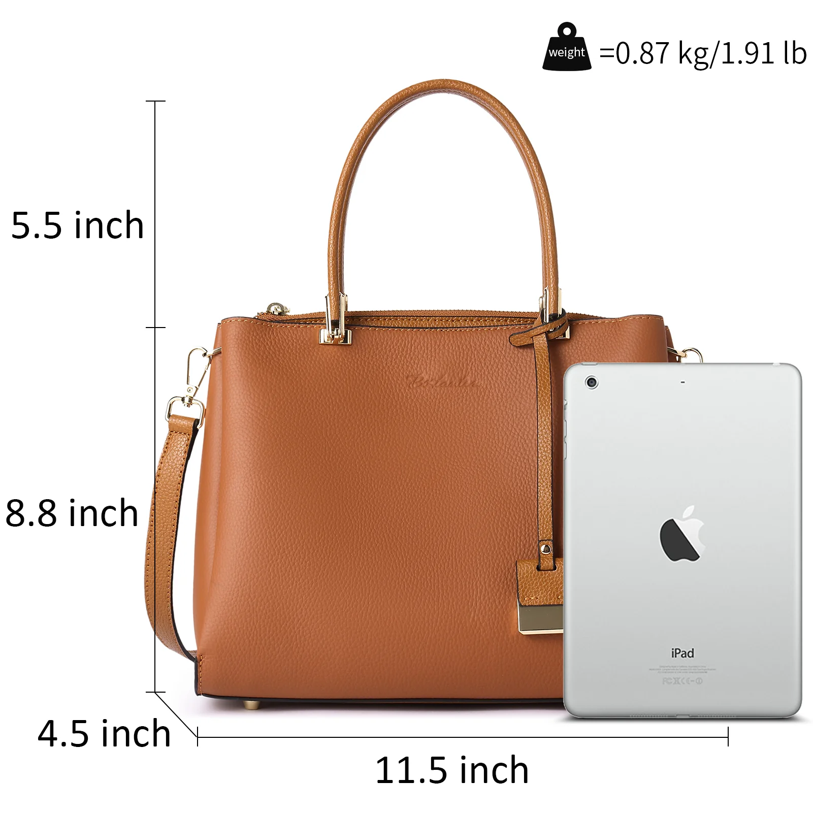 Cruze Designer Soft Leather Handbag: Timeless Style - Image 13