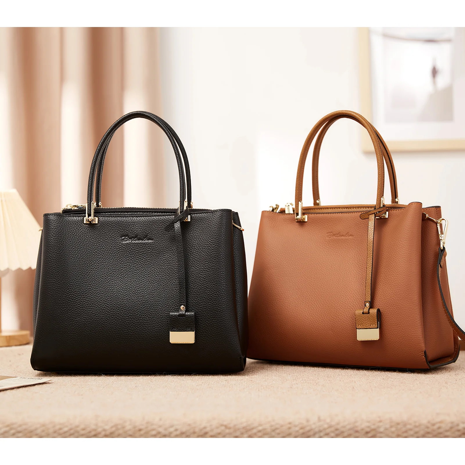 Cruze Designer Soft Leather Handbag: Timeless Style - Image 8