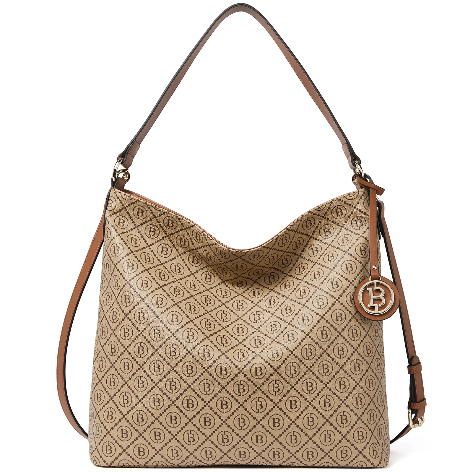 Kweli Durable Large Leather Hobo Shoulder Bag for Every Day Use - Image 17