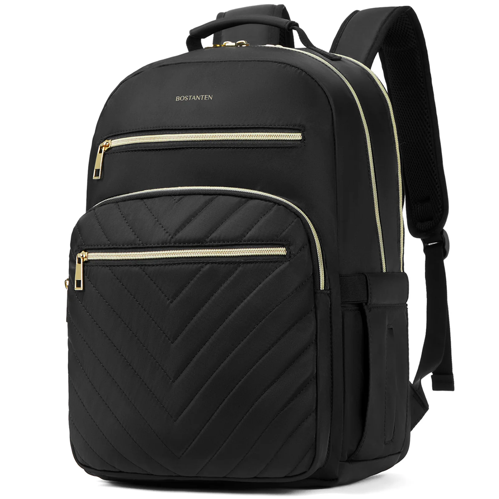 Minoru Quilted Patchwork 15.6“ Laptop Backpack - Image 21