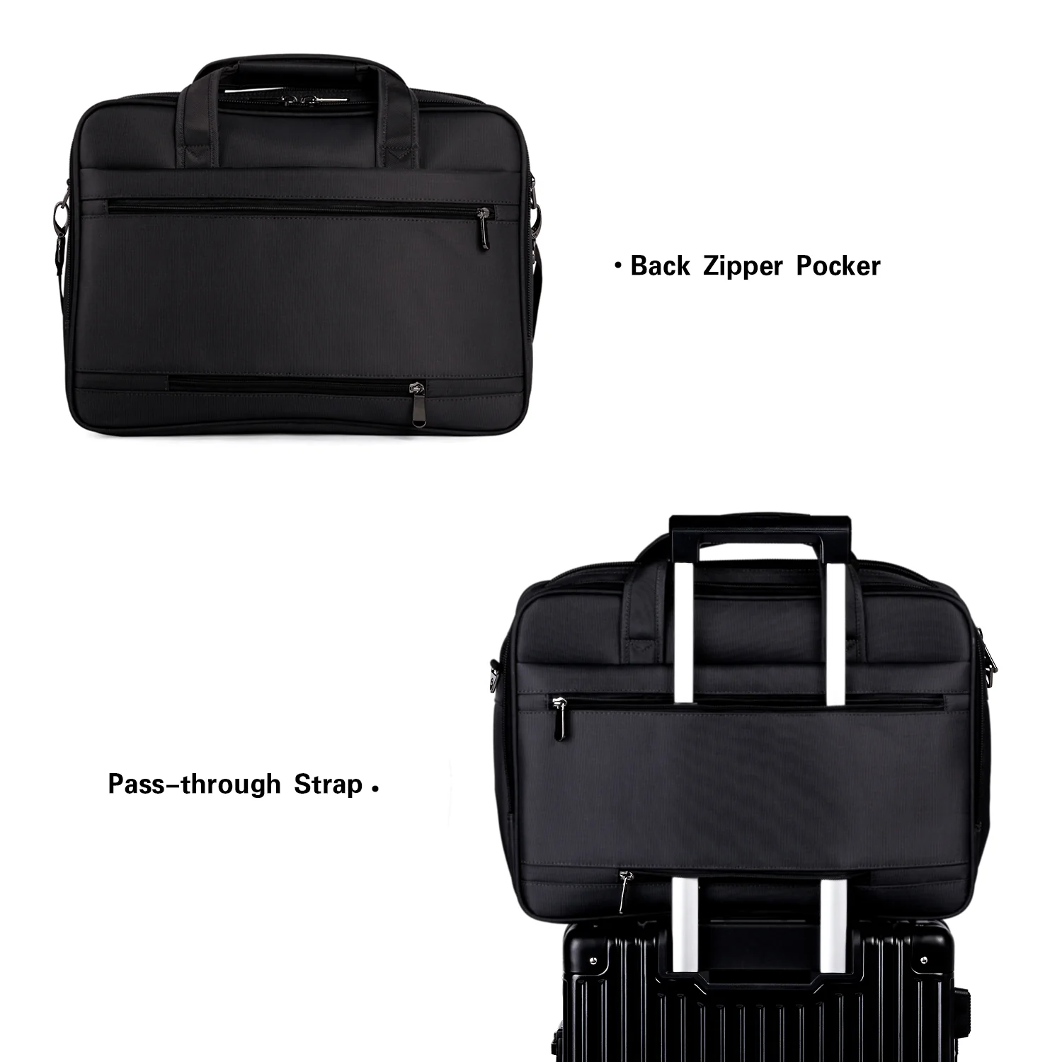 Waterproof Lightweight Briefcase for Men | 17' Laptop - Image 5