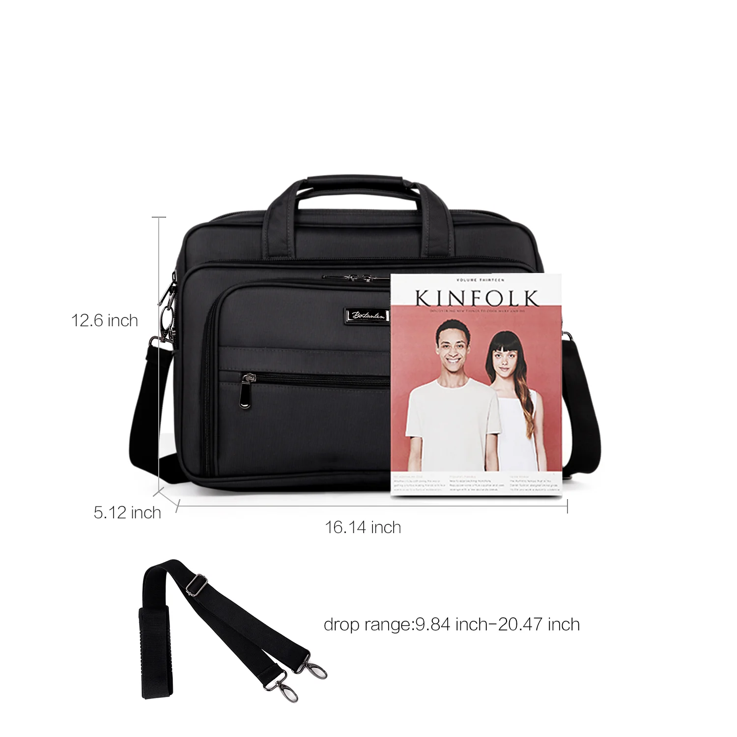 Waterproof Lightweight Briefcase for Men | 17' Laptop - Image 7