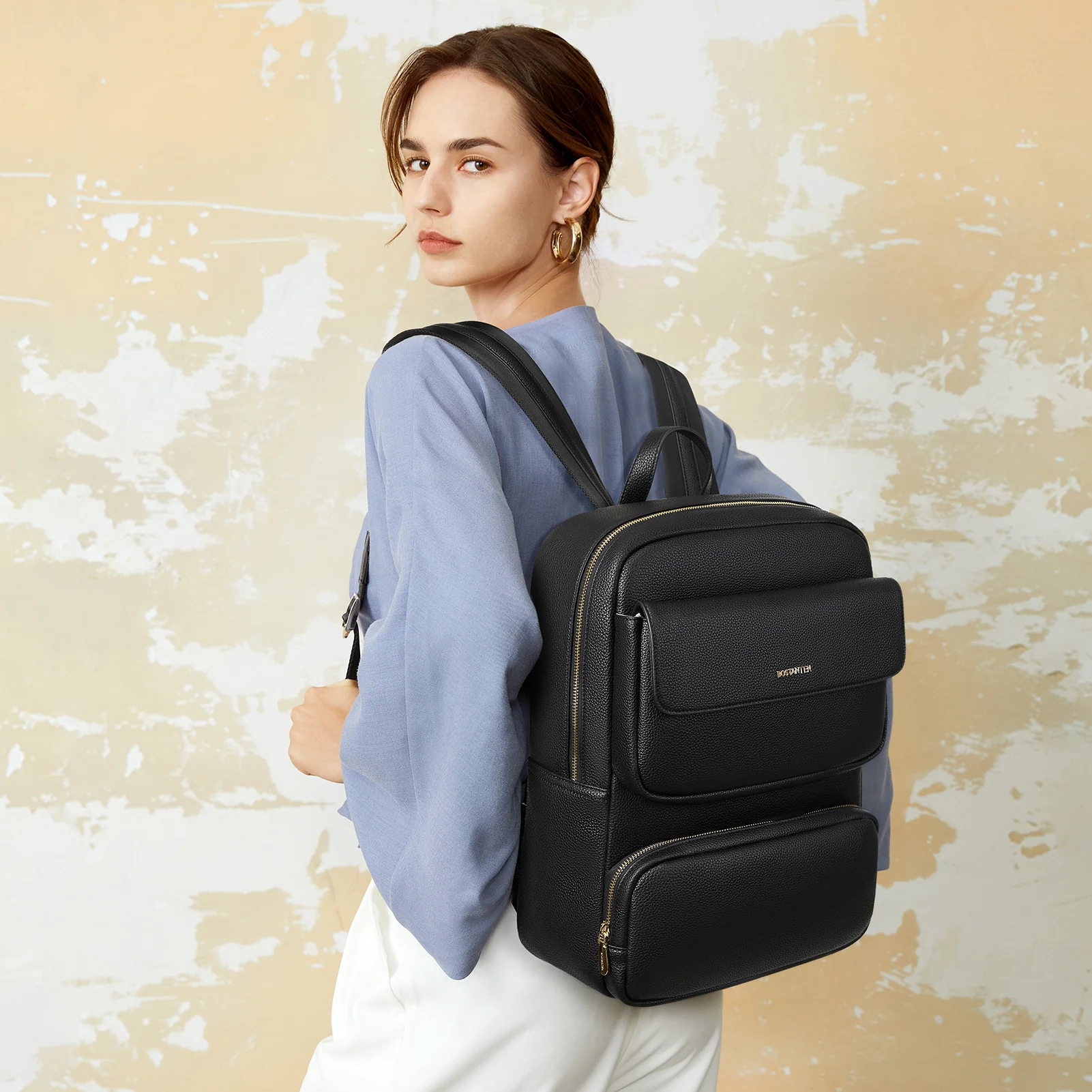 Vallis 15.6‘’ Casual Business Travel Laptop Backpack - Image 10