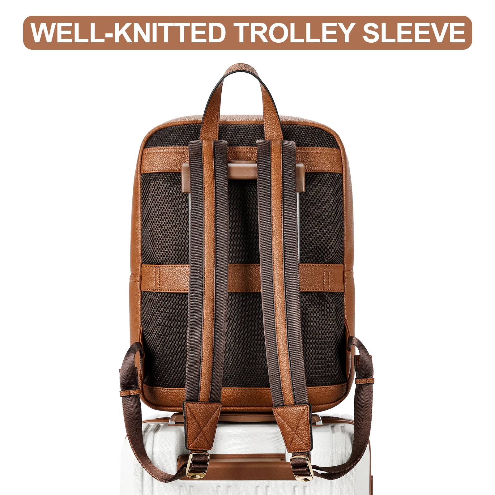 Vallis 15.6‘’ Casual Business Travel Laptop Backpack - Image 5