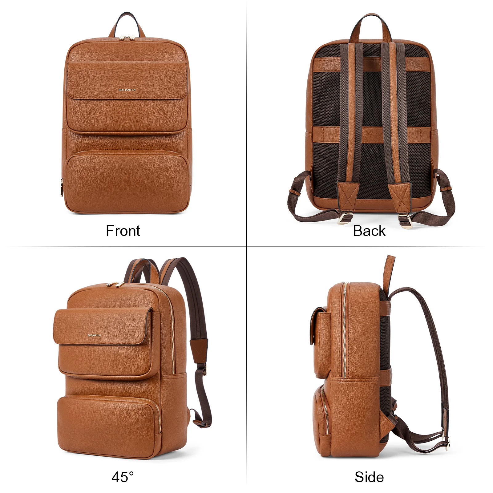 Vallis 15.6‘’ Casual Business Travel Laptop Backpack - Image 7