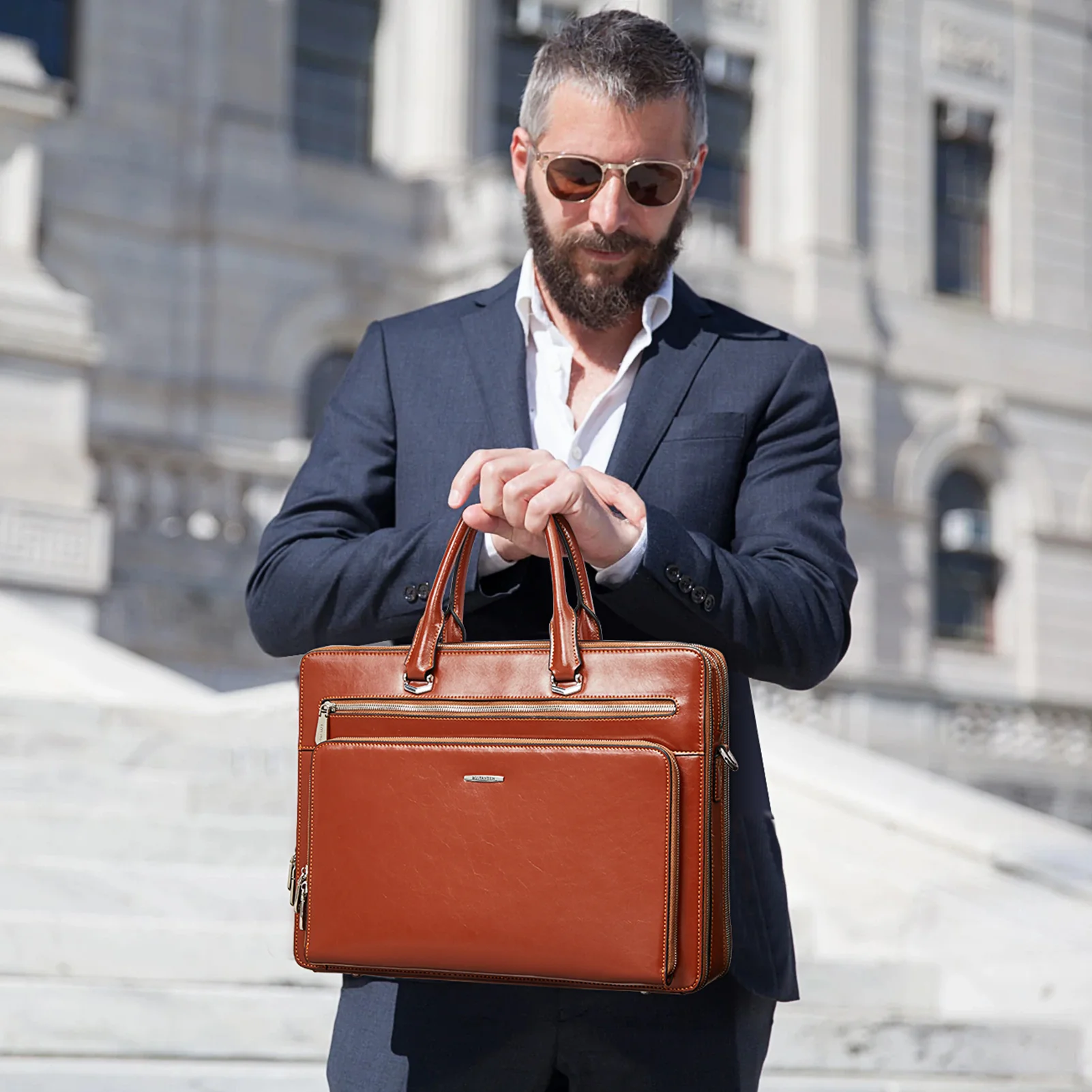 Carol 15.6 Inch Laptop Briefcase — Business Trips - Image 16