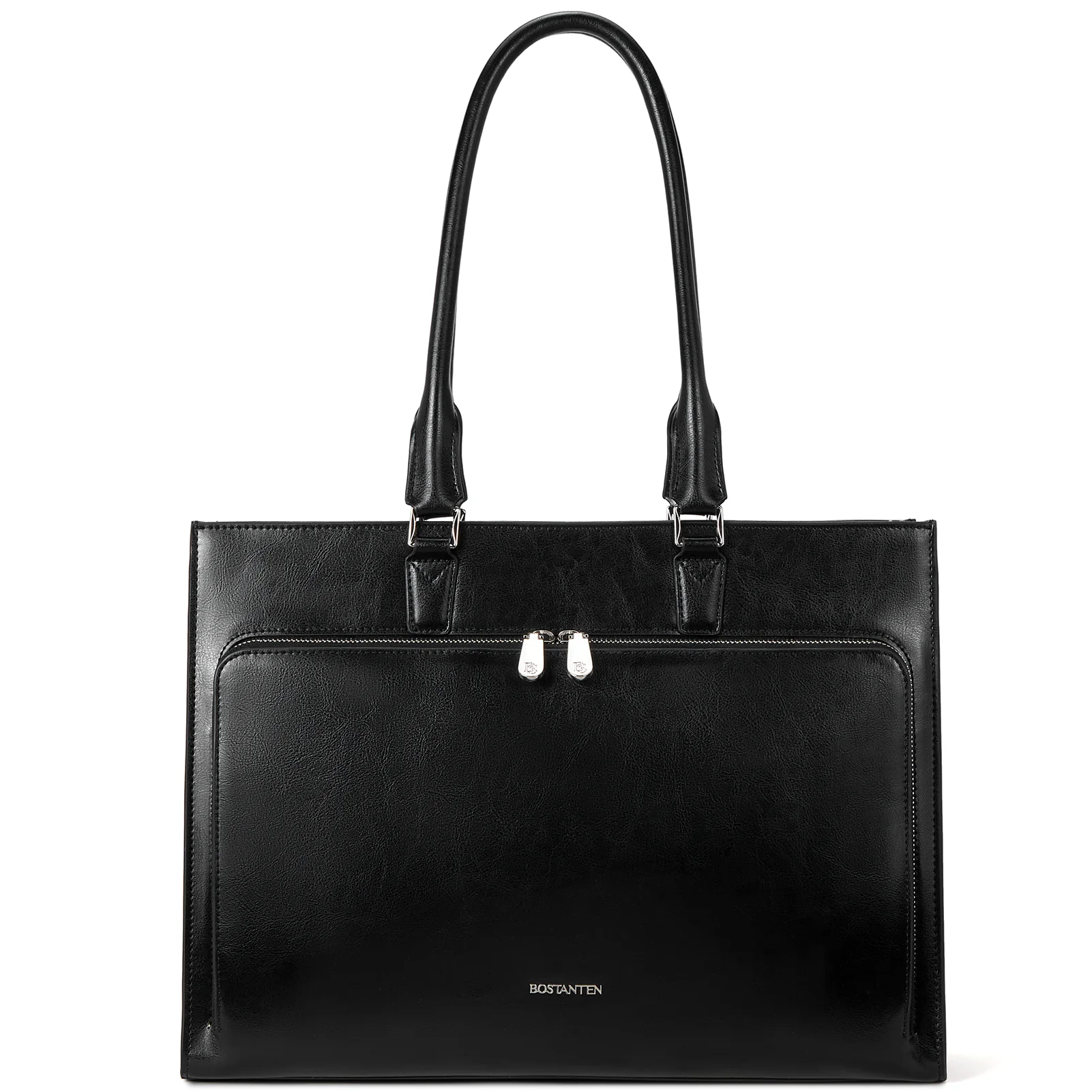 Carol Minimalist Leather Briefcase - Image 8