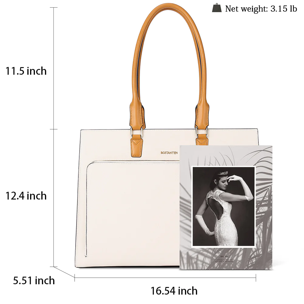 Carol Women's Briefcase Purse — Handbag Shoulder bag - Image 3