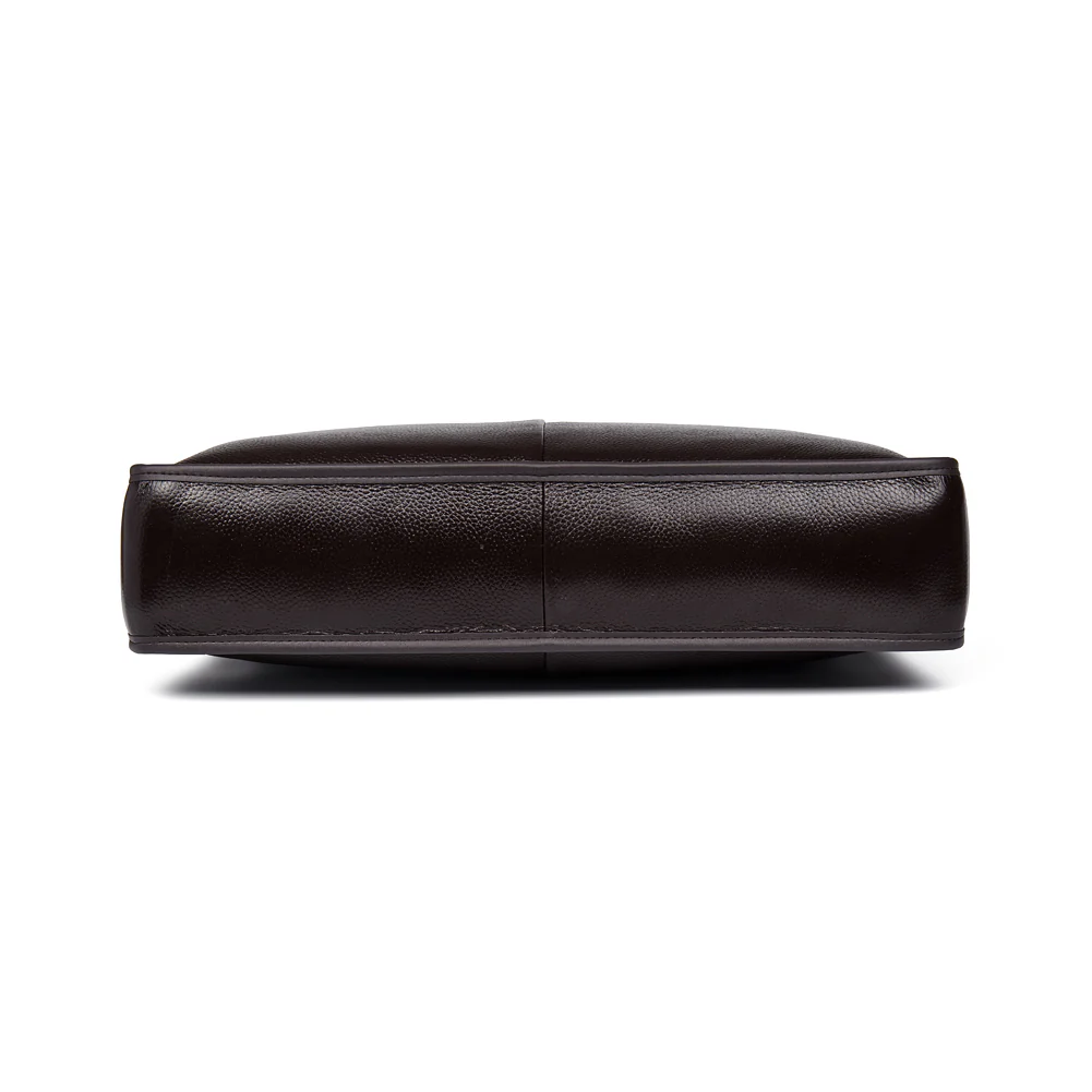 Classic Leather Briefcase Messenger Bags for Men | 14' Laptop Bag - Image 14