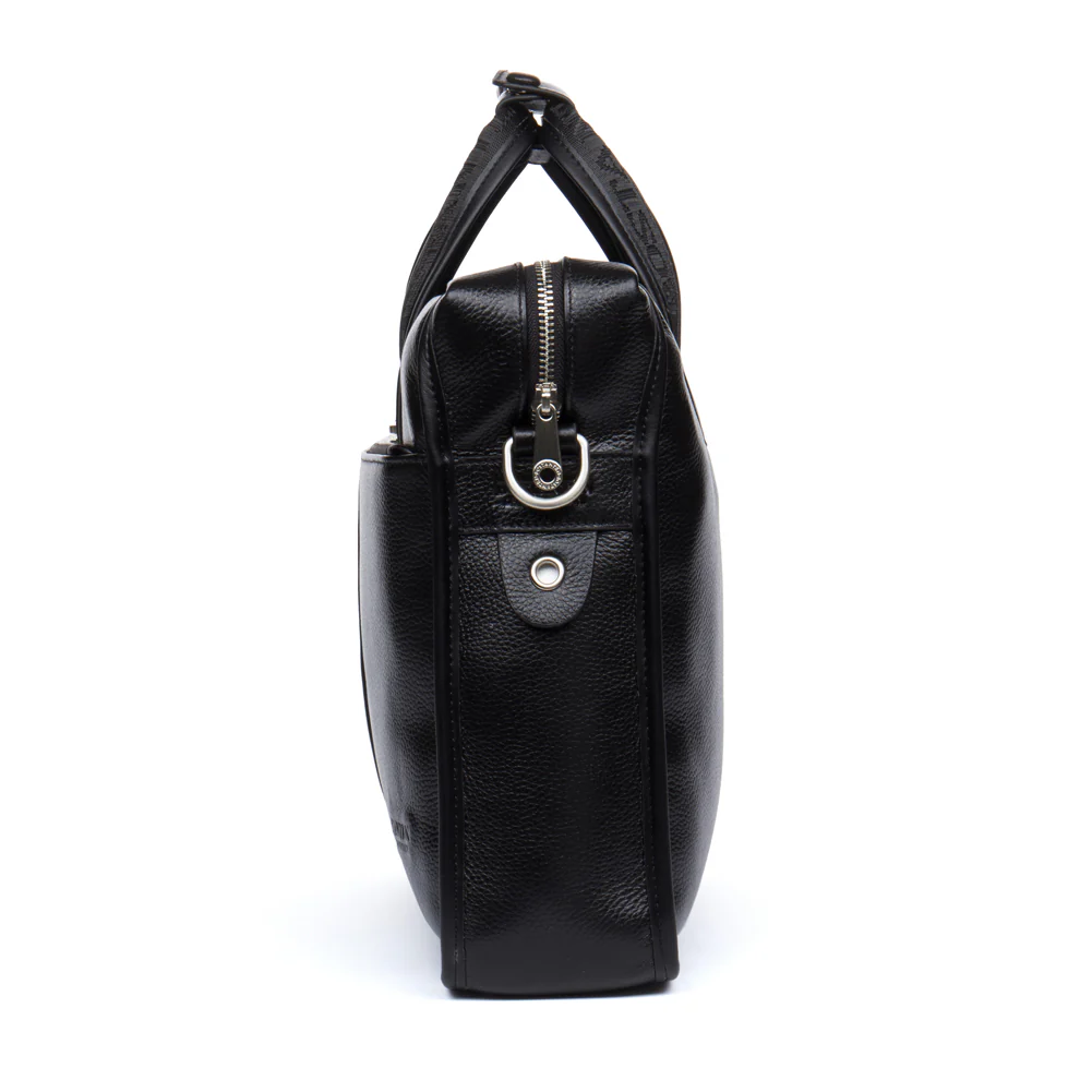 Classic Leather Briefcase Messenger Bags for Men | 14' Laptop Bag - Image 4