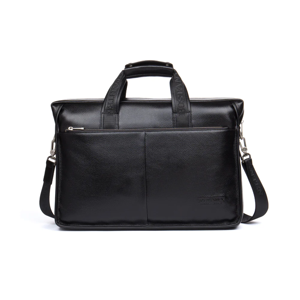 Classic Leather Briefcase Messenger Bags for Men | 14' Laptop Bag - Image 8