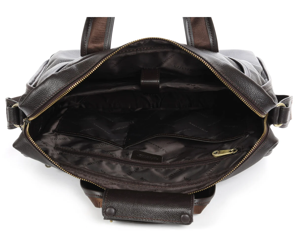 Royal Retro Leather Briefcase | 14' Laptop - Image 13