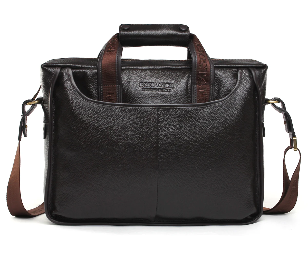 Royal Retro Leather Briefcase | 14' Laptop - Image 14