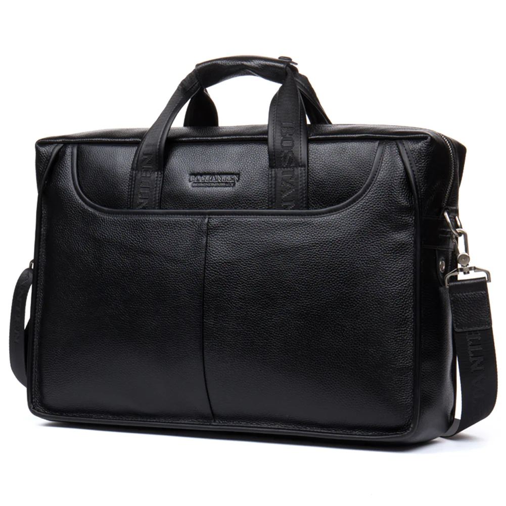 Royal Retro Leather Briefcase | 17' Laptop - Image 10