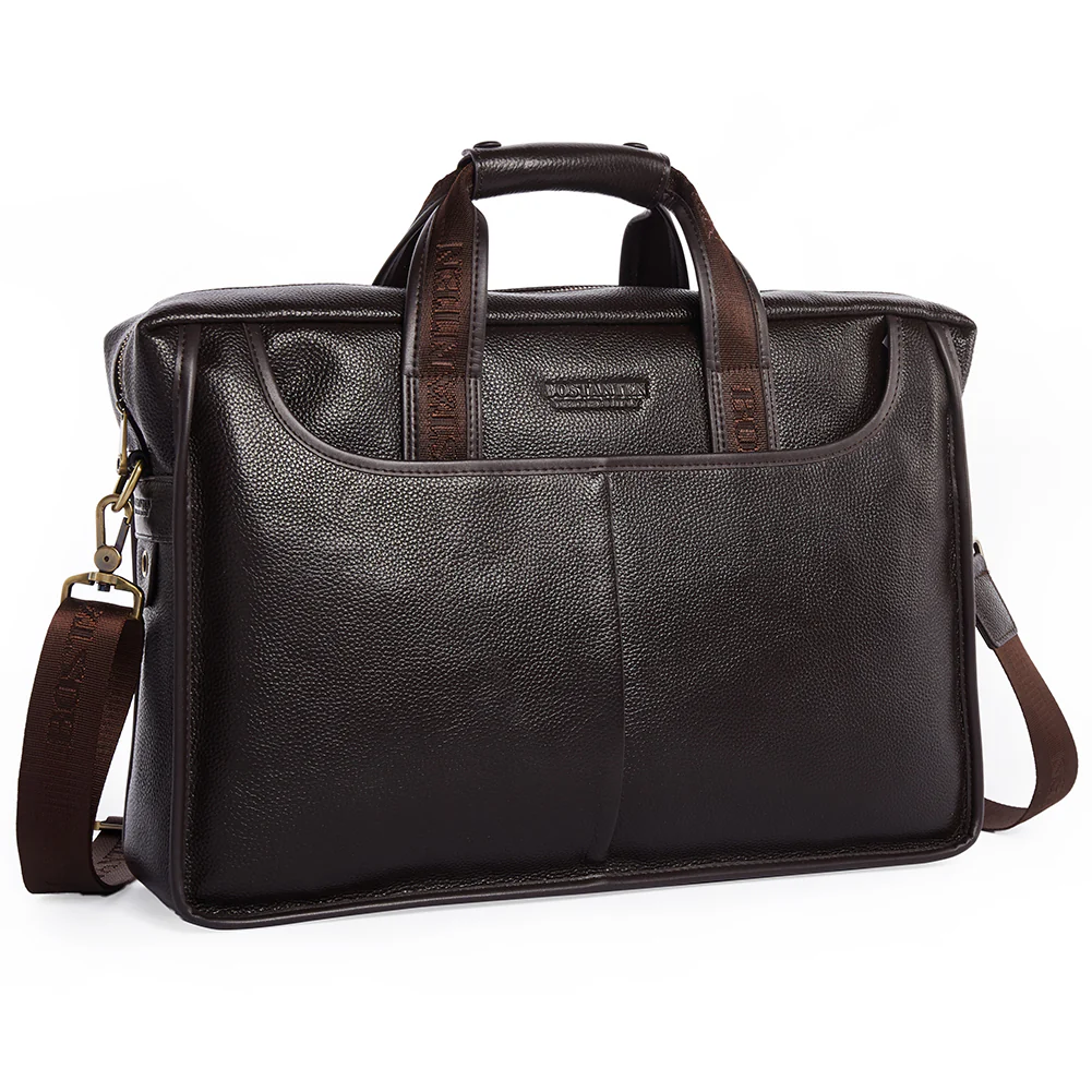 Royal Retro Leather Briefcase | 17' Laptop - Image 4