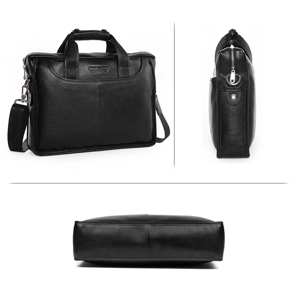 Royal Retro Leather Briefcase | 14' Laptop - Image 3