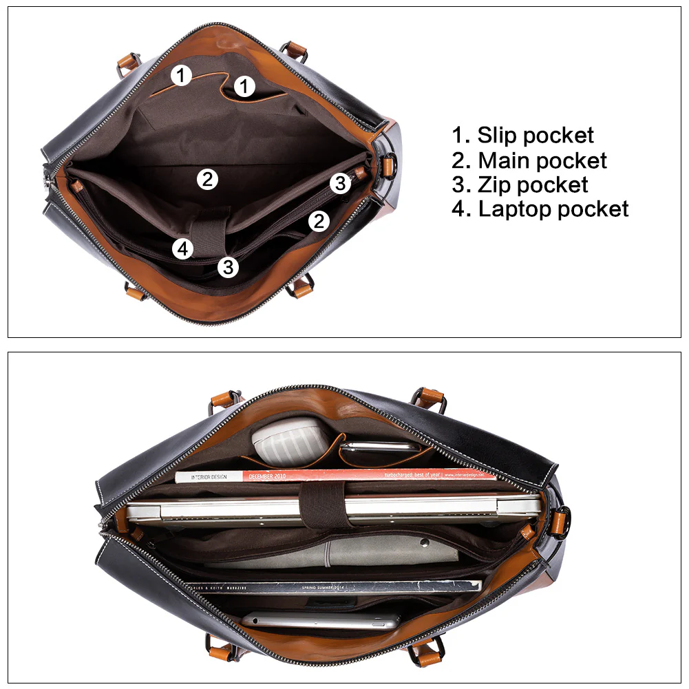 Machk Women Briefcase Bag — TOP 1 - Image 12
