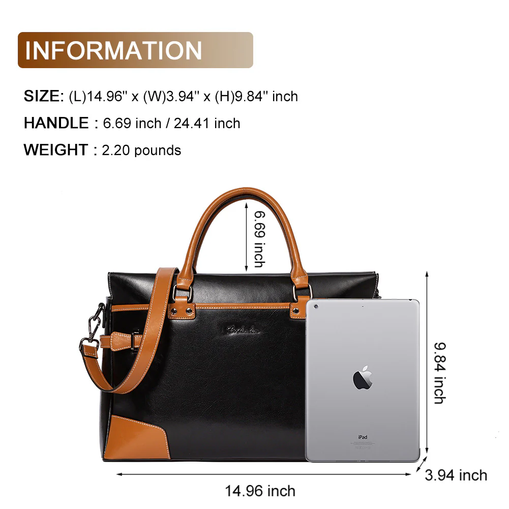 Machk Women Briefcase Bag — TOP 1 - Image 13