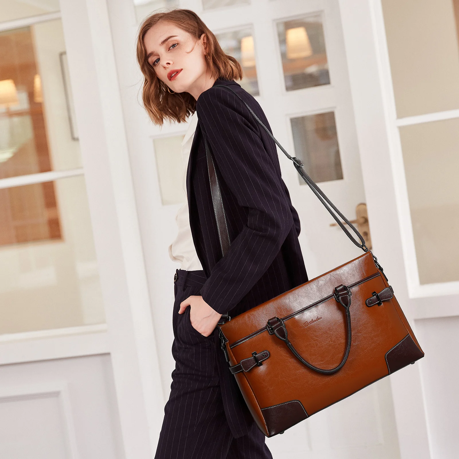 Machk Women Briefcase Bag — TOP 1 - Image 16