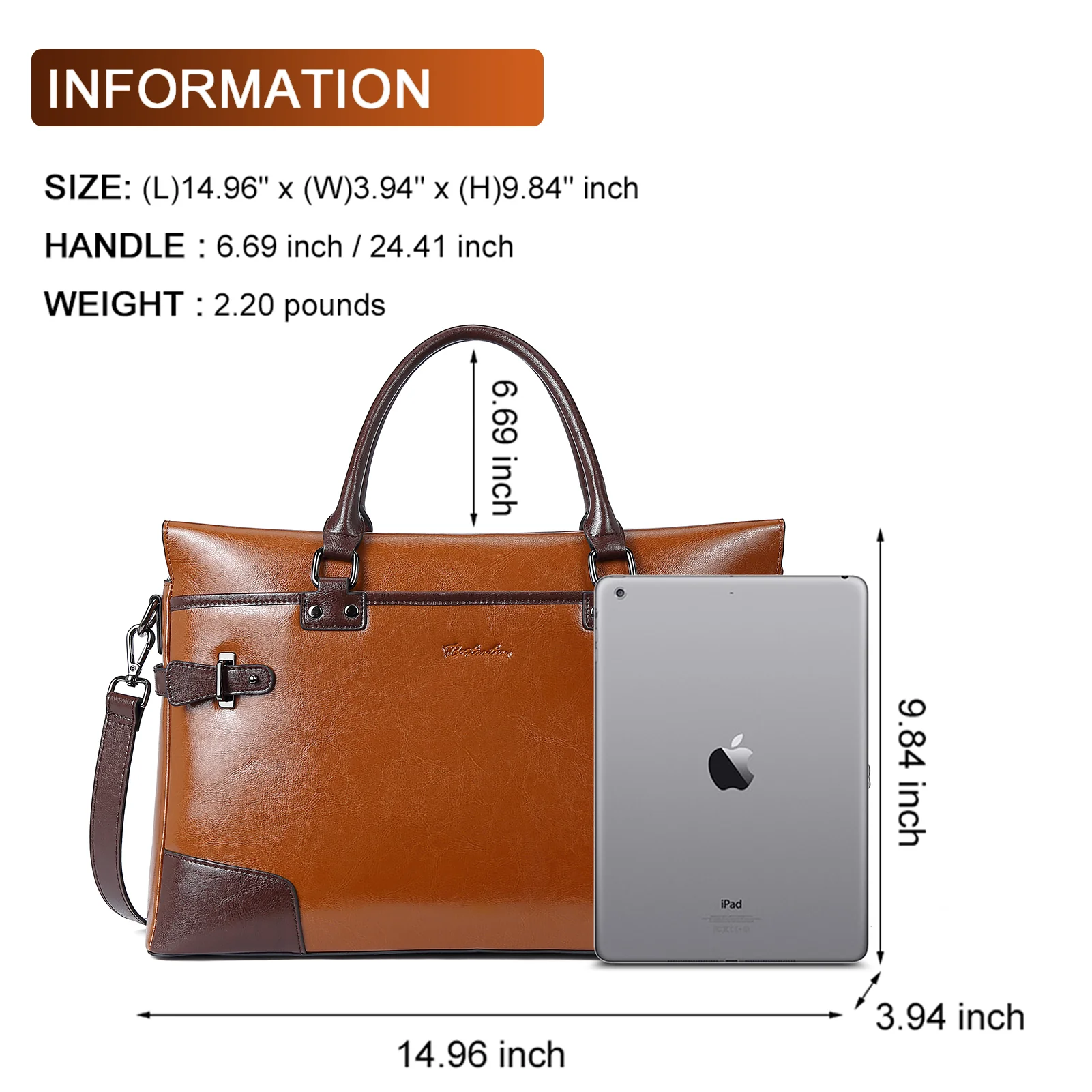Machk Women Briefcase Bag — TOP 1 - Image 18