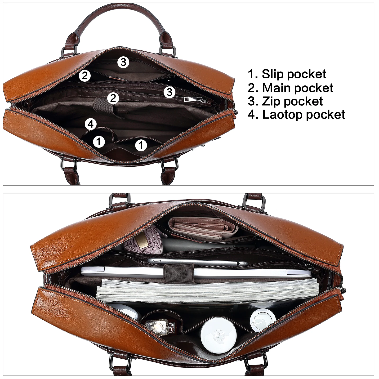 Machk Women Briefcase Bag — TOP 1 - Image 19