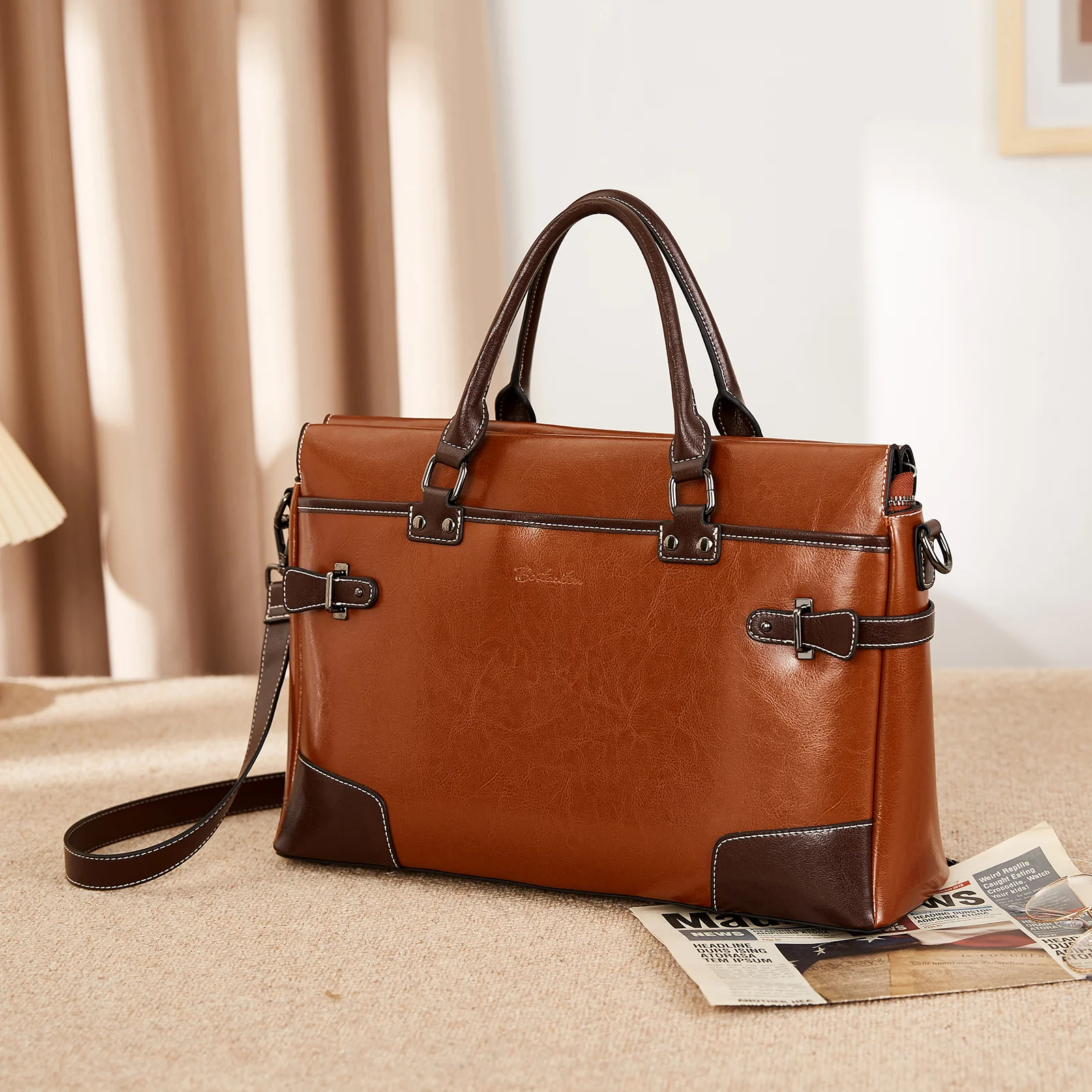 Machk Women Briefcase Bag — TOP 1 - Image 21