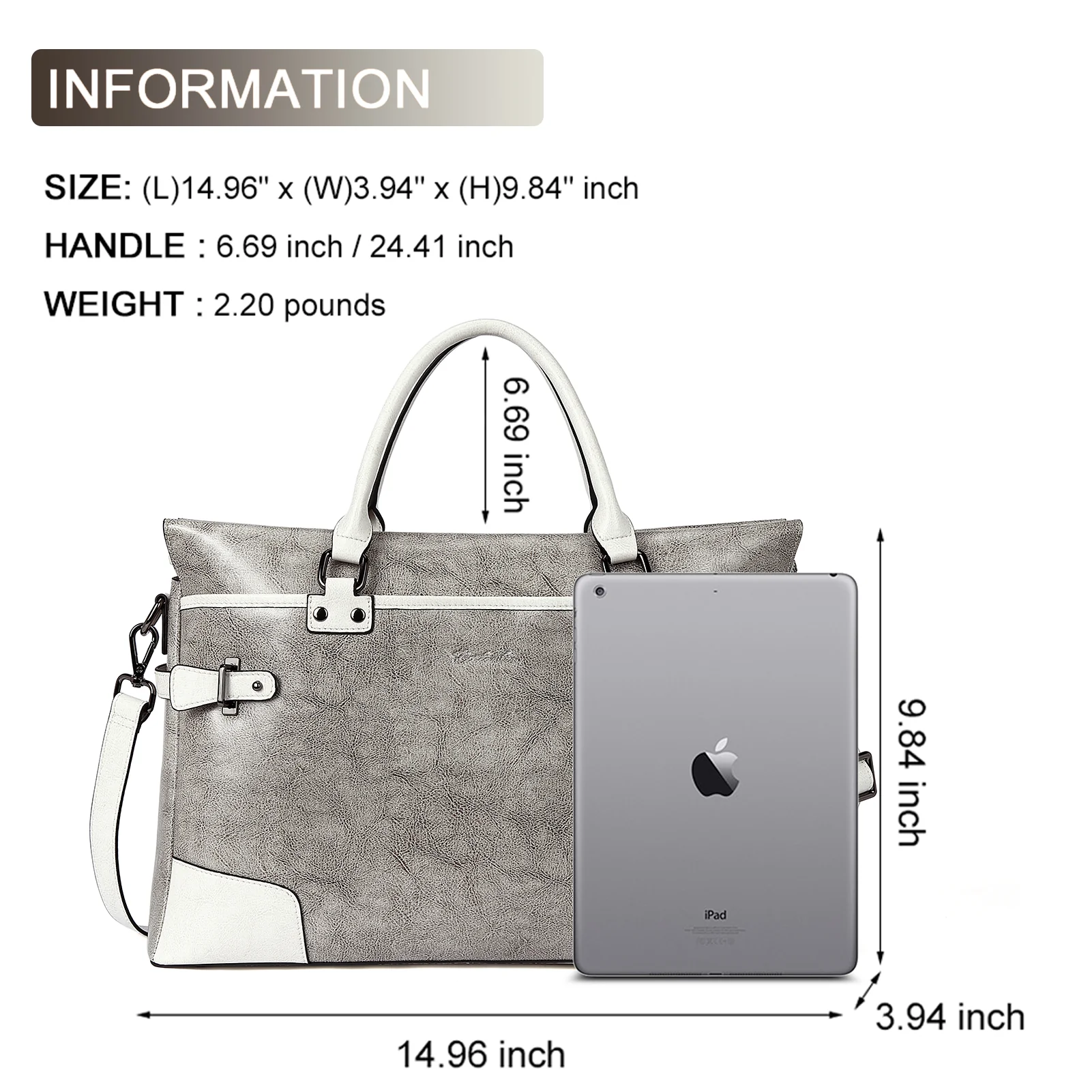 Machk Women Briefcase Bag — TOP 1 - Image 25